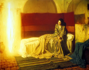 Bebådelsen - Henry Ossawa Tanner