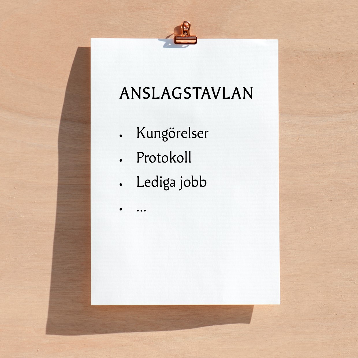 Anslagstavla