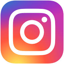 Logo för sociala medier app instagram. En stilisering av en kamera i gult, rött och lila.
